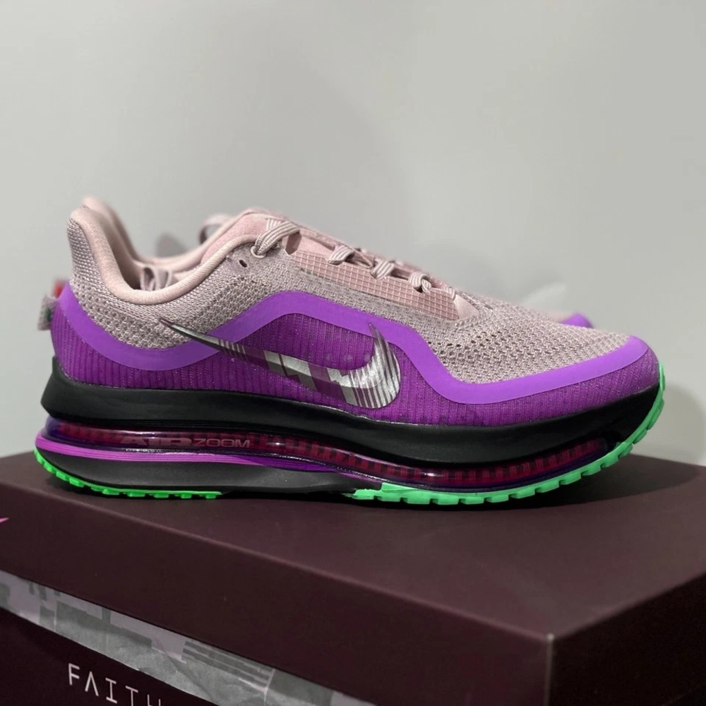 Nike Women’s Pink & Purple Zoom Running Shoe - Picture 2 of 7
